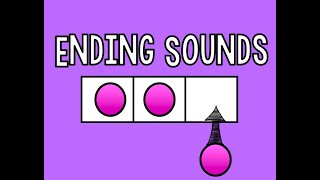 Phonics Quick Lesson Ending Sounds [upl. by Nnaeus]