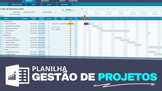 Planilha de Gerenciamento de Projetos [upl. by Lertnom357]