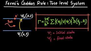 Fermis Golden Rule Explained  TwoLevel Systems [upl. by Allak533]