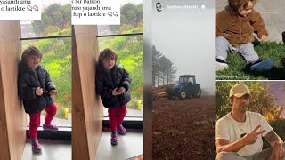 Ibrahim celikkol and his son Ali celikkol new IG storys [upl. by Atirak]