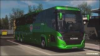 Scania Touring Bus amp Skinpack  DLC Ready  Euro Truck Simulator 2 ETS2 131 [upl. by Alisa607]