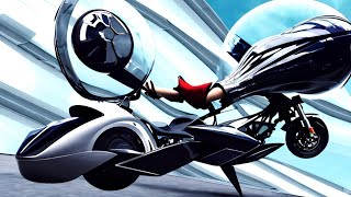 how hover bike work  futuristic hover bike  flying bike [upl. by Aileme]