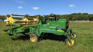 John Deere 800 Swather A True Survivor [upl. by Elsy956]