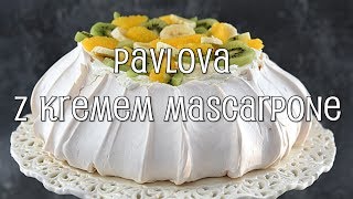 Pavlova z kremem mascarpone  Domowe Wypieki [upl. by Eecats]