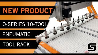 STEPCRAFT QSeries 10Position Sliding Tool Rack [upl. by Ertnod]