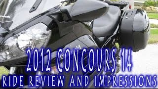 2012 Kawasaki Concours 14 Ride Review and Impressions [upl. by Stoeber]