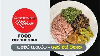 Food For the Soul  12  සමබර ආහාරය  අපේ බත් පිගාන  Balance Diet  Our plate of Rice [upl. by Atsyrk]