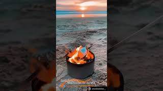 How to Have a Safe Bonfire on the Beach in California at Sunset [upl. by Brockie]