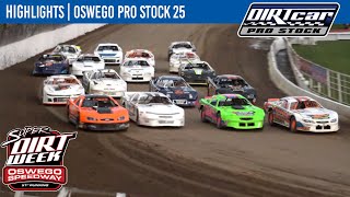 DIRTcar Pro Stocks  Super Dirt Week  Oswego Speedway  October 7 2023  HIGHLIGHTS [upl. by Henka322]