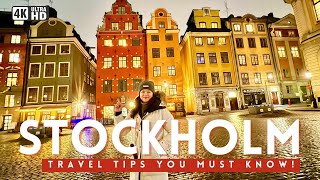 WHY WE LOVE STOCKHOLM Places to Visit Fun Things to Do Food You Must Try and Travel Tips 4K [upl. by Orlene446]