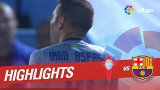 Resumen de Celta de Vigo vs FC Barcelona 43 [upl. by Sigsmond]