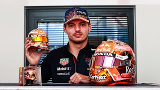 Max Verstappen reveals his special Belgian GP 2021 helmet [upl. by Cornwall]