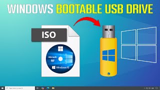 How To Create a Windows Bootable USB Drive and Install Windows [upl. by Noble323]