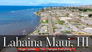 Lahaina Maui HI  HUGE Update   Front Street will NEVER be the Same [upl. by Htrow]