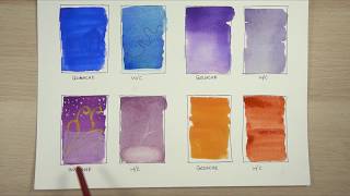 Watercolor VS Gouache [upl. by Kanal]