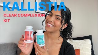 KALLISTIA CLEAR COMPLEXION KIT 1 month review BackFace Acne [upl. by Fleeta]