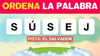 JUEGO DE PALABRAS 🔥 SOBRE LA CREACIÓN  ORDENA LA PALABRA [upl. by Hpeosj]