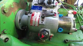 Roosa Master  Stanadyne 2030 JD Injection Pump Installation [upl. by Elconin129]