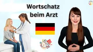 Beim Arzt Wortschatz learngerman deutschkurs deutschlernen wortschatz germany deutschlernen [upl. by Herodias]