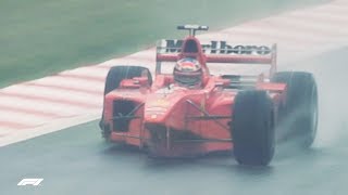 Schumacher and Coulthards Belgian Bustup  1998 Belgian Grand Prix [upl. by Inram]