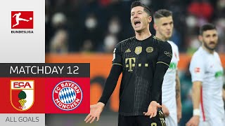 FCA Surprise and Shock Bayern  FC Augsburg  FC Bayern München 21  All Goals  MD 12 – 202122 [upl. by Evannia773]