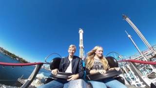 Twister Roller Coaster  Gröna Lund 360° Attractions [upl. by Fausta692]