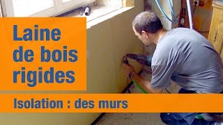 18 RENOVATION Isolation des murs  Laine de bois rigide [upl. by Chapel]