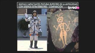 Pinturas rupestres de la antigüedad con diseños extraterrestres [upl. by Nekial]