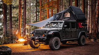 Ep 4 Relaxing Lake View Camping with a New Rooftop Tent iKamper Skycamp 30 Truck Camping [upl. by Ayyidas]