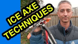 How to Use and Carry and Ice Axe for Beginners  Try This at Home First [upl. by Ahsenod]