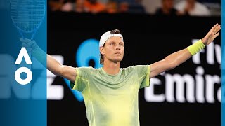 Tomas Berdych v Juan Martin del Potro match highlights 3R  Australian Open 2018 [upl. by Marlowe379]