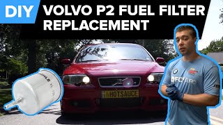 Volvo P2  Fuel Filter Replacement  Improve MPG  EASY DIY S40 S60 S80 V70 XC70 XC90 [upl. by Jaeger]