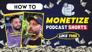 🤑 How To Monetize Podcast Shorts Channel Like ScrollWithPawan7 [upl. by Floeter964]