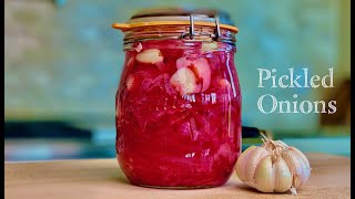 Pickled Red Onions Recipe [upl. by Reywas]