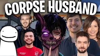 Youtubers React to corpse husband voice scary [upl. by Fionnula]