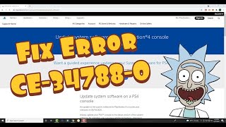 How To Fix PS4 Error CE347880  This update file cannot be used [upl. by Eekaz]