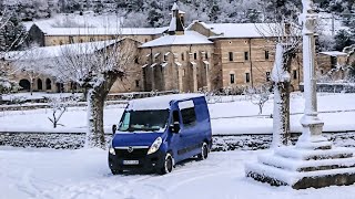 😬METO LA FURGO EN LA NIEVE☃️🚀COMO VA INCREÍBLE🤣 Prueba neumáticos de nieve invierno 💪🏼 [upl. by Ettelocin776]