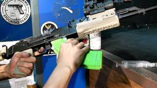 ProWin GBB Magazine for GHK AK 64rds fullauto [upl. by Anilas]