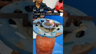 Complete combustion and incomplete combustion cbse experiment science class10 shorts [upl. by Mcclenon702]