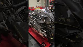 BIMOTA TESI H2 Custom carbon BellissiMoto build [upl. by Allayne848]