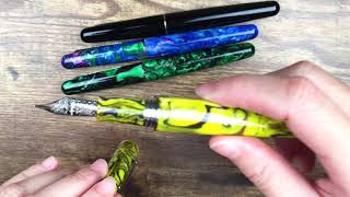 【玩筆趣EP21】義大利萬特佳Montegrappa 繽紛活潑的「Elmo Fantasy Blooms」 鋼筆 [upl. by Missi]