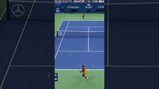 Sloane Stephens hits winner facing WRONG WAY 😧 [upl. by Newo]