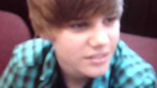 Justin Bieber Visits bellshill academy in scotland uk [upl. by Atekahs]