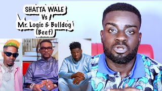 Shatta Wale vs Mr Logic drop diss songs to each otherShatta Wale vs MrLogic amp Bulldog’s full beef [upl. by Nauqel]