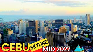 NEW CEBU CITY SKYLINE 2022  TALLEST BUILDINGS amp TOWERS [upl. by Ardnaz]