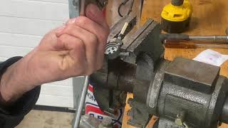 How to Rebuild a Motorcycle Petcock Fuel valve Honda XR500 XL500 XR250 XL250 1979 1980 1981 [upl. by Nelyag79]