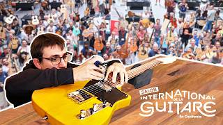 je Fabrique une Guitare en LIVE au Salon de Toulouse devant 100 Luthiers [upl. by Fisoi]