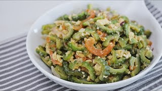 Ginisang Ampalaya With Egg Recipe  Yummy Ph [upl. by Ynahteb]