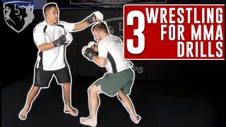 3 Wrestling Drills for MMA [upl. by Atinaej408]