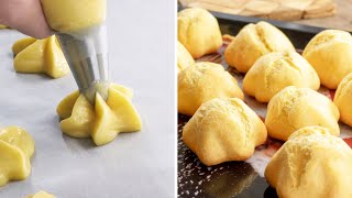 How to make Perfect Choux Pastry  Profiteroles Recipe [upl. by Eileek]